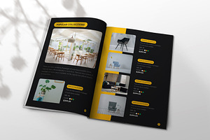 Modern A4 Product Catalog Design