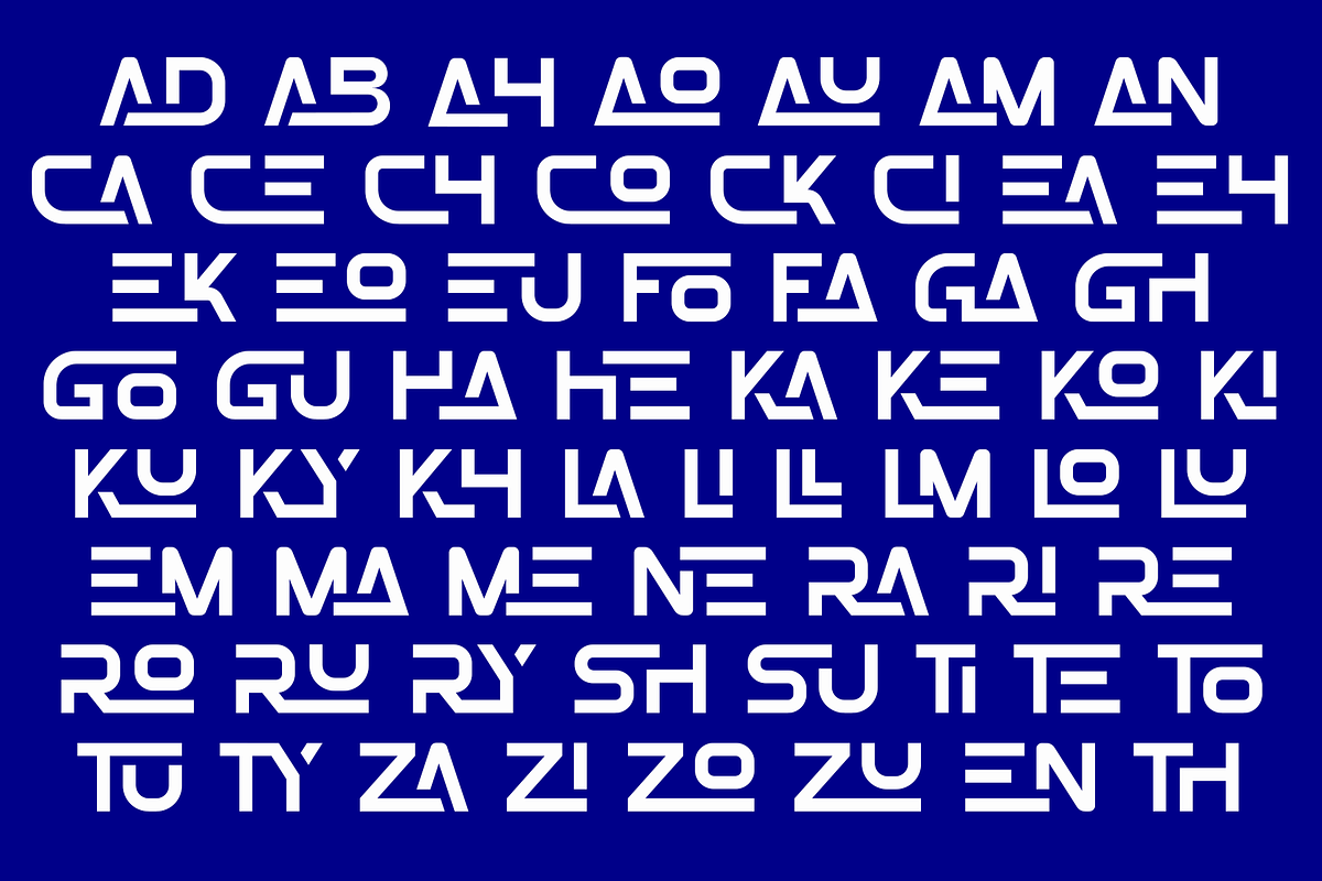 Cadeho – Futuristic Font, a Sans Serif Font by NDNL Studio (Photo 9 of 9)