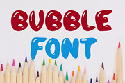 Bubble Letter Font, a Font by vladocar (Thumbnail 1 of 12)