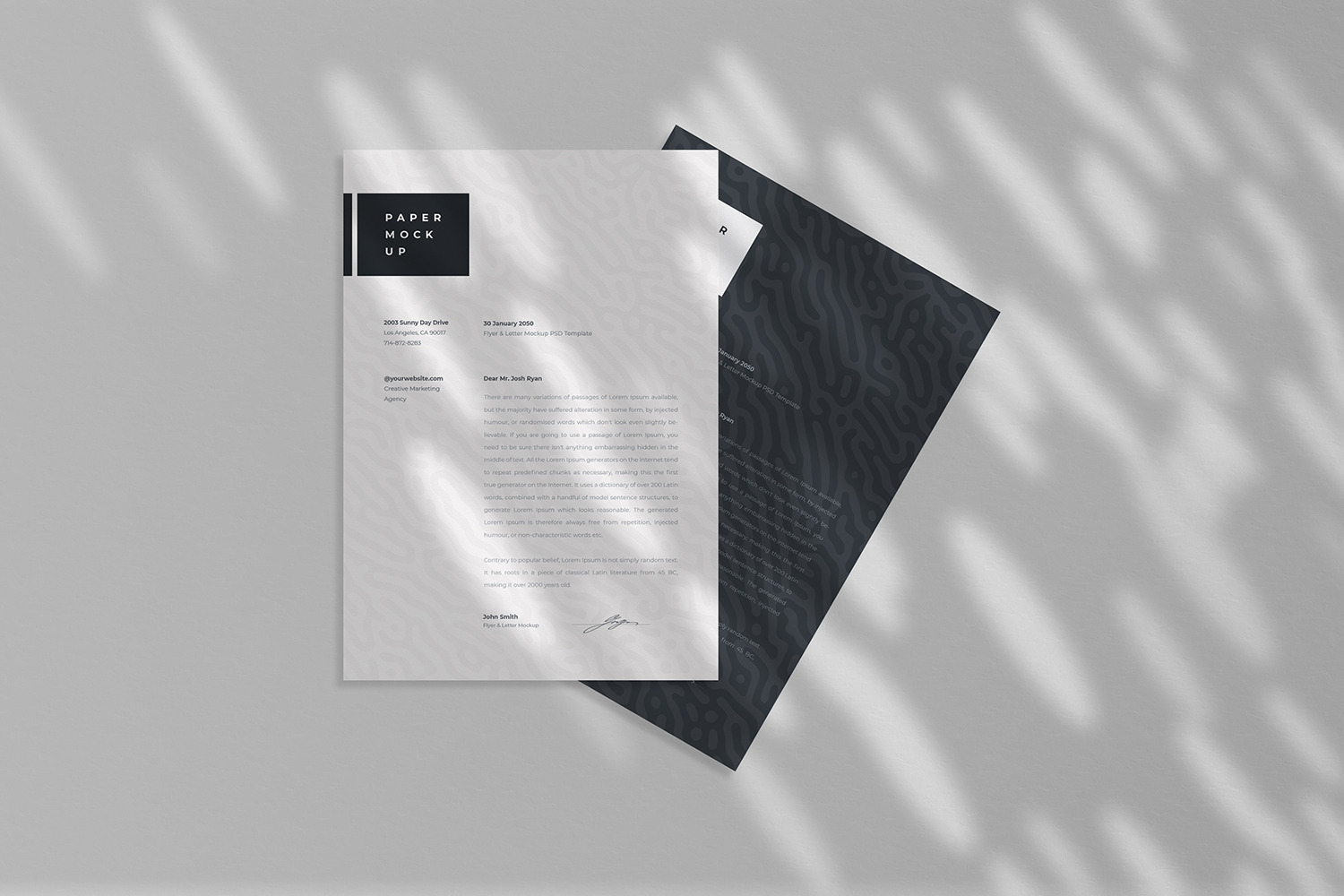 A4 Paper Mockup, a Print Template by ExplicitConcepts