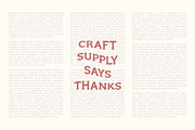 Monsier - Friendly Display Serif, a Serif Font by Craft Supply Co. (Thumbnail 7 of 9)