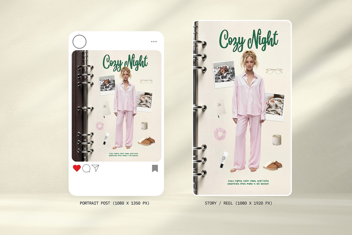 Aesthetic Digital Diary Canva Kit, a Social Media Template by Pani Temp. (Photo 15 of 16)