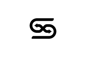 Letter S Shuffle Change Logo