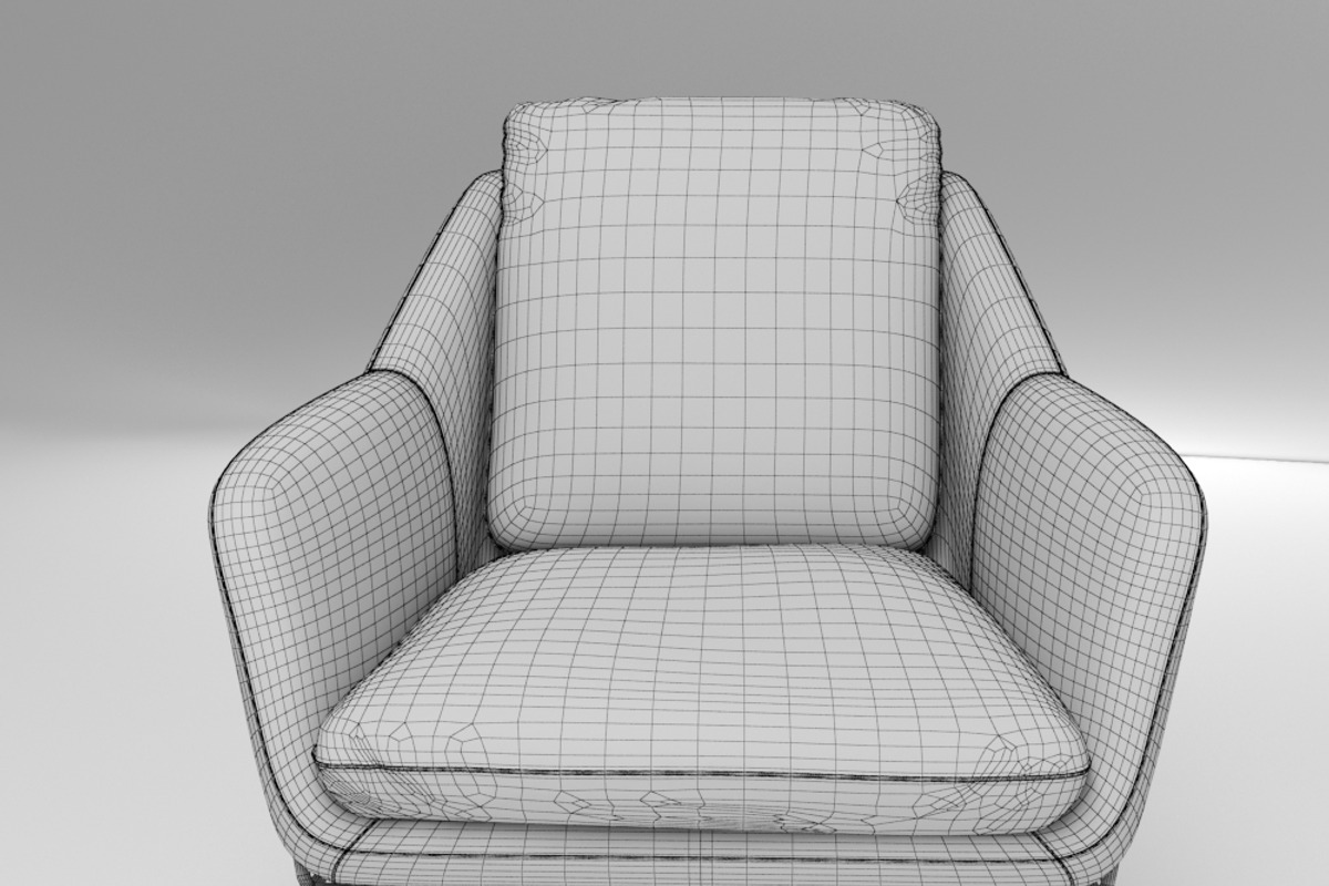 METL LOUNGE CHAIR Industry west, a Furniture 3D Model by NOMODOL (Photo 6 of 11)