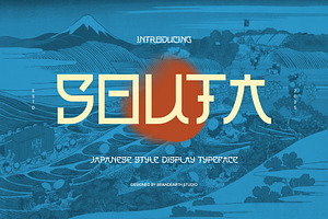 Souta - Japanese Style Display Font