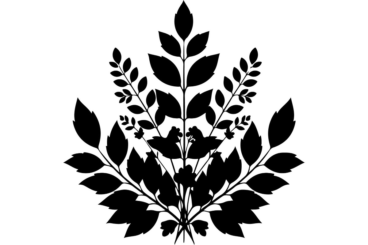 Botanical Leaf Silhouette, an Object Graphic by Creativeshirt (Photo 6 of 19)