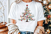 Christmas Tree With Lights PNG, an Illustration by Sublimation Artist (Thumbnail 2 of 9)