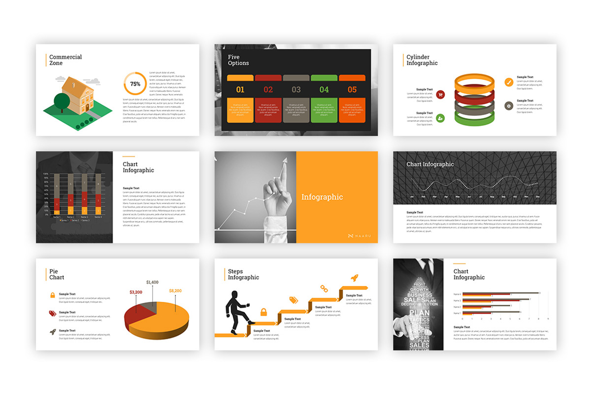 Naaru - PowerPoint Template, a Presentation Template by everslide (Photo 7 of 8)