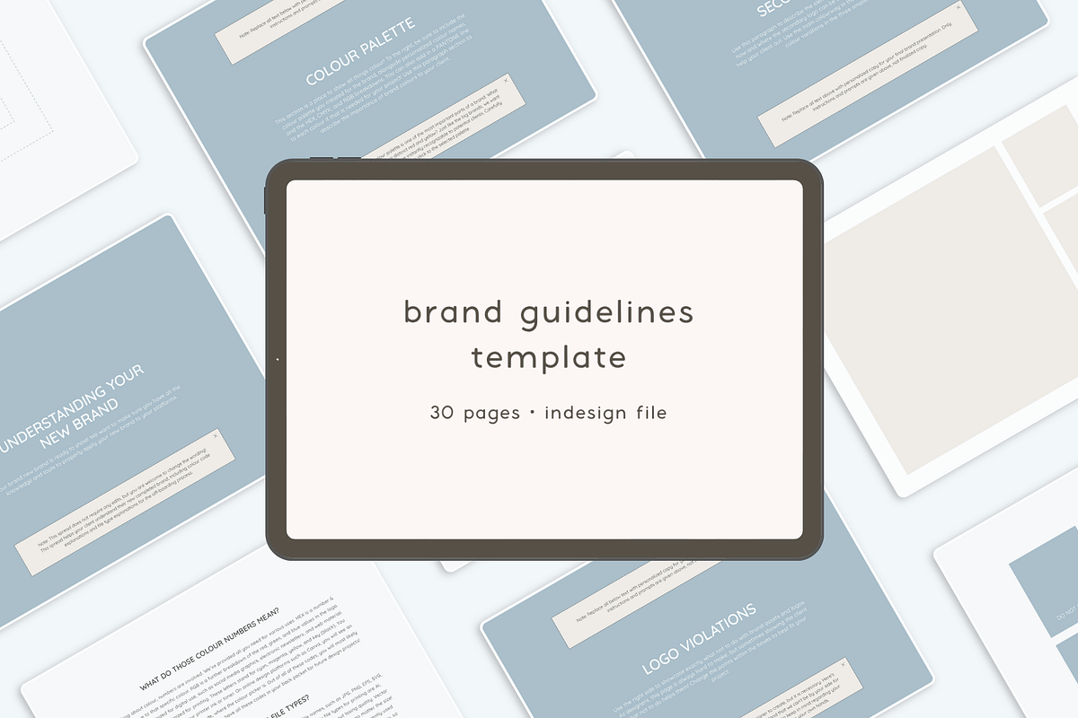 Brand Guidelines Template, a Branding & Logo Template by Figment Branding (Photo 1 of 6)