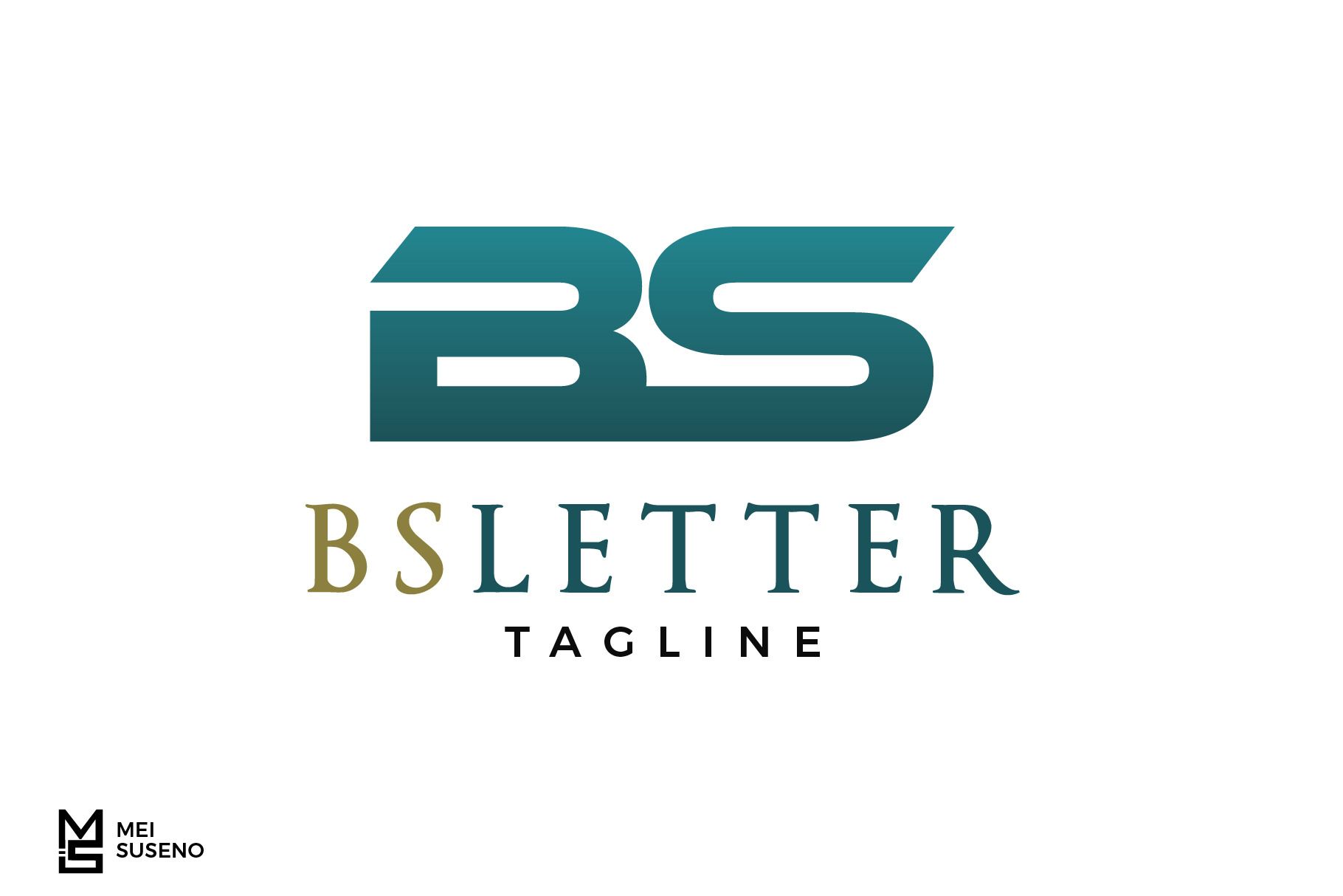 bs letter logo template, a Branding & Logo Template by mesuka