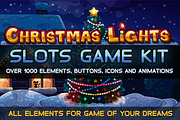 Christmas lights slots game kit, an Illustration by Saranai Store (Thumbnail 1 of 11)