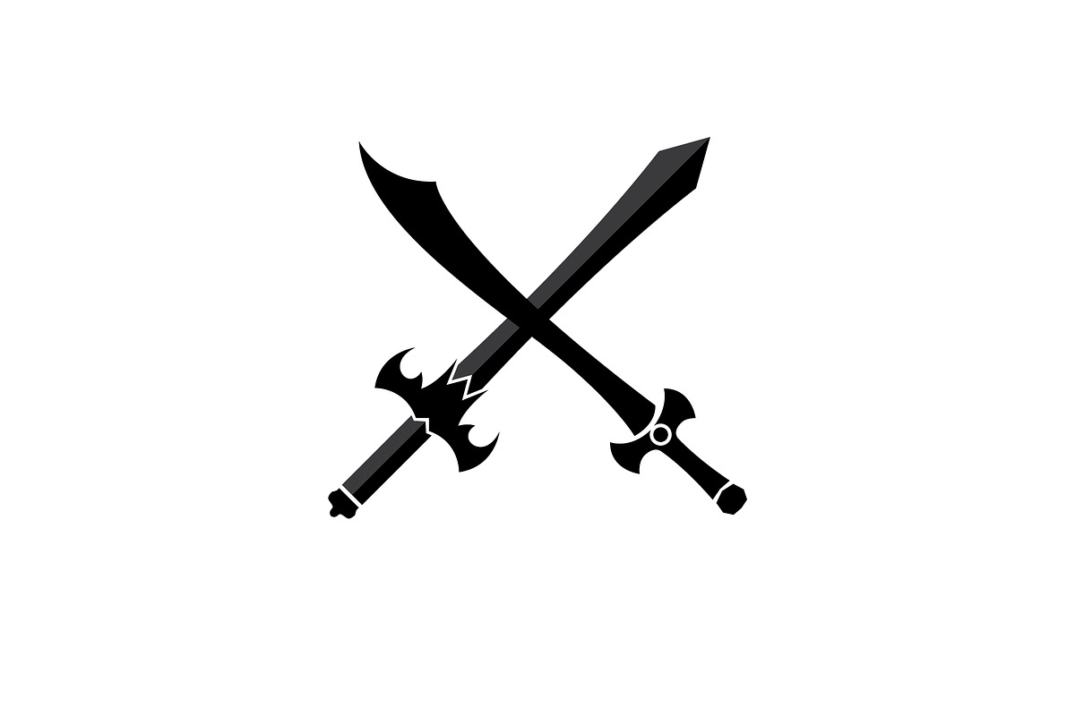 Sword game item vector symbol logo, a Branding & Logo Template by ...