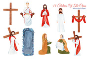 The Fourteen Stations Of The Cross, a Person Illustration by s.yanyeva (Thumbnail 4 of 4)