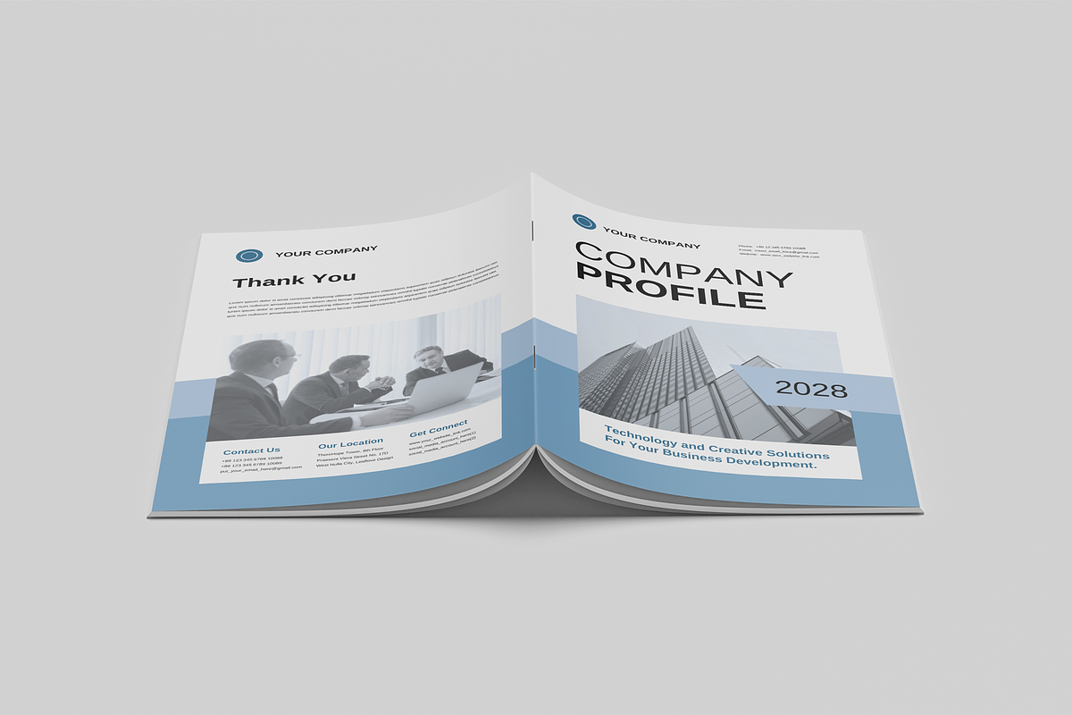 Company Profile Brochure, a Brochure Template by Leaflove (Photo 9 of 10)