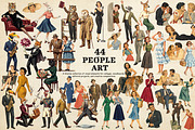 Vintage Collage Creator 400+ Assets, an Object Graphic by DreamoraArt (Thumbnail 5 of 18)