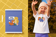 Hello Autumn. Clipart & Patterns, an Animal Illustration by Ejevyaka (Thumbnail 8 of 9)