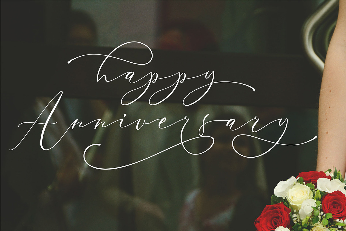 Amber Dishonest, a Script Font by moriztype (Photo 8 of 10)