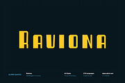 Raviona Font Family (44 Fonts), a Font by alpercakici (Thumbnail 1 of 18)
