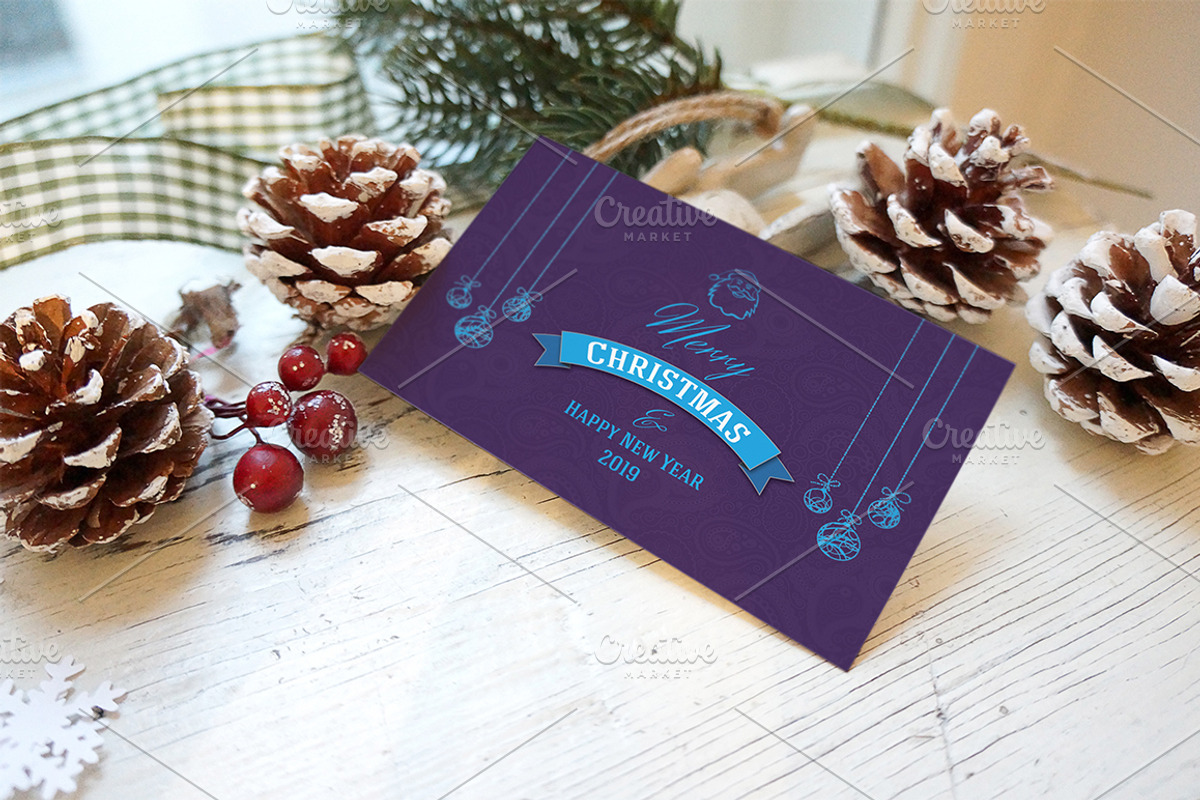 Christmas Greeting Card 2019, a Card Template by Minimalist Studio (Photo 4 of 5)