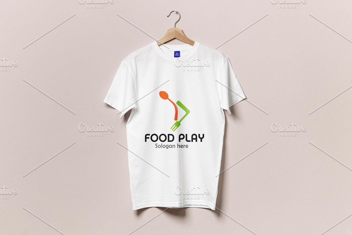 Food Play Cooking Videos Logo Design, a Branding & Logo Template by Techno Digitz (Photo 2 of 3)