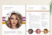 Makeup Artist Resume Template, a Resume Template by Stanin Studio (Thumbnail 3 of 11)