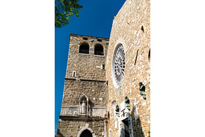 Trieste cathedral of saint justus in featuring trieste, italy, and cathedral, an Architecture Photo by Leonid Andronov