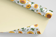 Sunflower Blooming Watercolor, an Object Illustration by CreativeValuation (Thumbnail 15 of 15)
