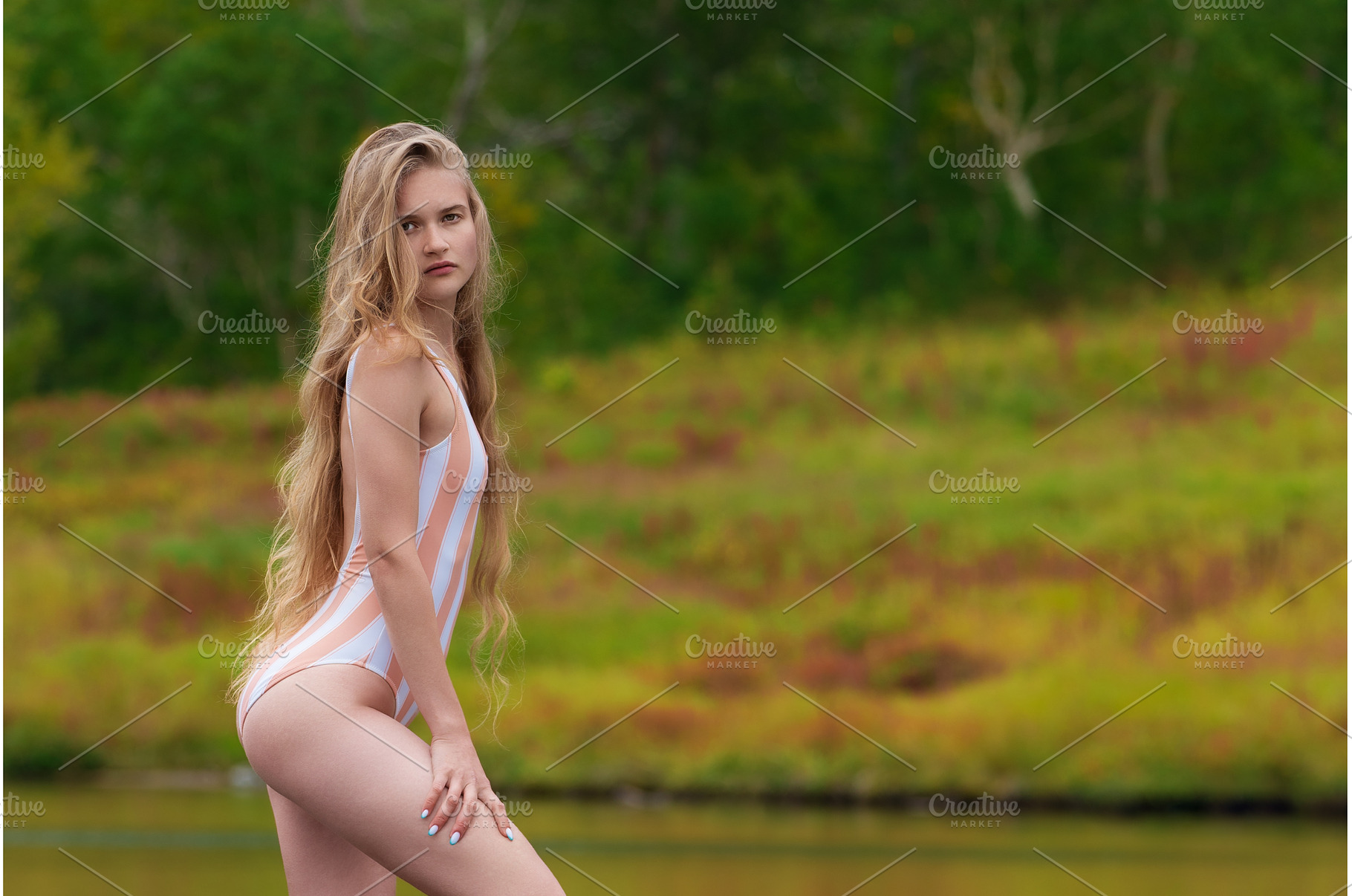 Young slim fashion model in one, a Person Photo by Alexander-Piragis
