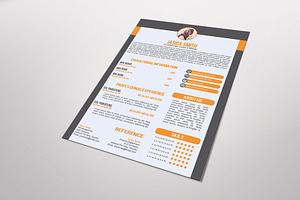 Fotomi Resume Template Design