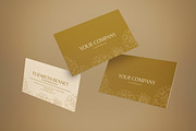 Yellow Floral Business Card, a Business Card Template by graphicook (Thumbnail 1 of 3)