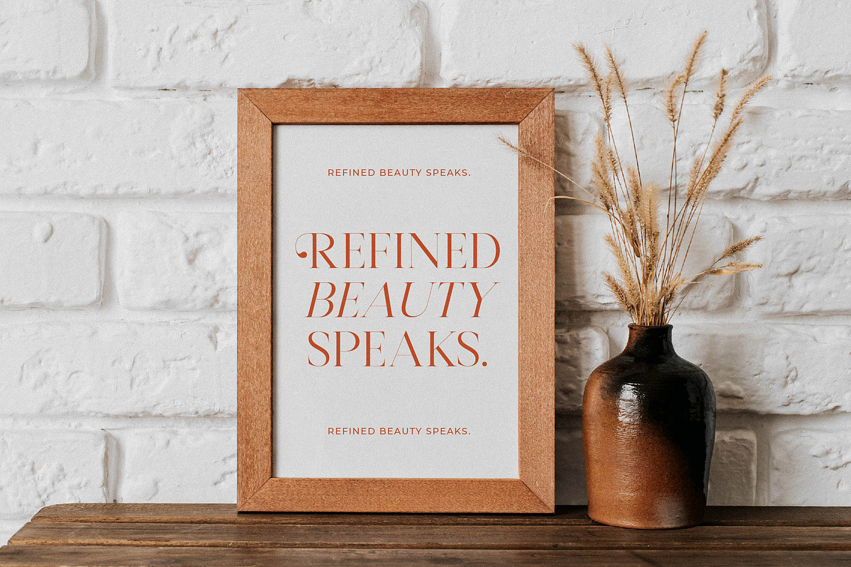 Harfine Modern Serif Font, a Serif Font by Letterena Studios (Photo 5 of 15)