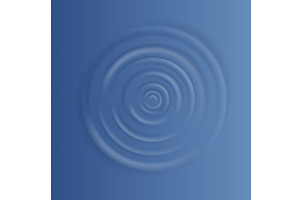 Water ripple effect top view, an Illustration by Things for designers
