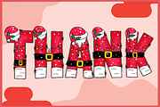 Santa cute-PNG fonts, a Symbol Font by It me digital art (Thumbnail 7 of 7)