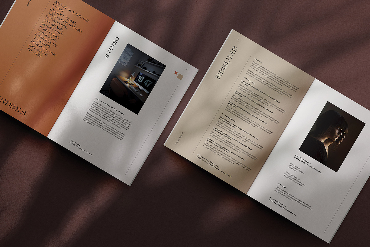 Graphic Design Portfolio, a Brochure Template by Occy Design (Photo 2 of 12)