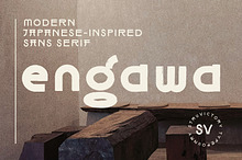 Engawa Japan Inspired Geomeric Sans