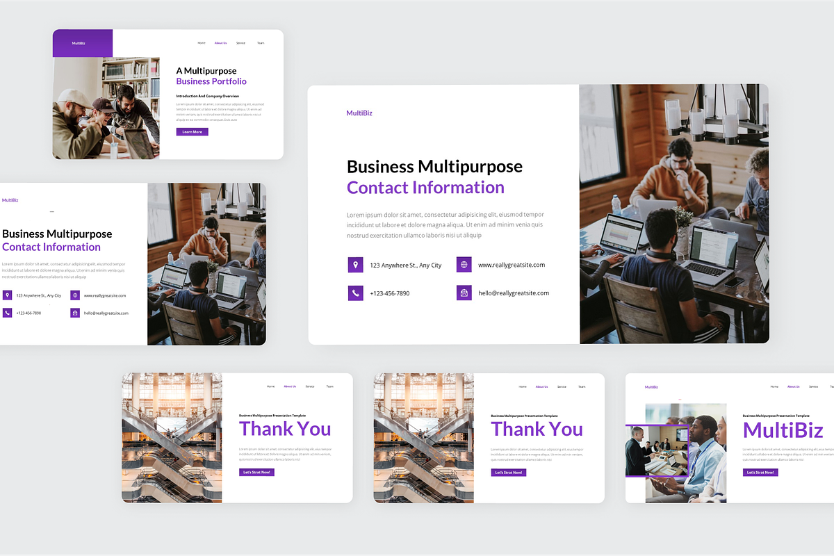Business Multipurpose PowerPoint, a Presentation Template by SquidPixey (Photo 6 of 6)