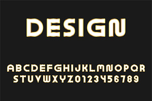 Luxury golden bold alphabet, an Object Graphic by ExpressShop