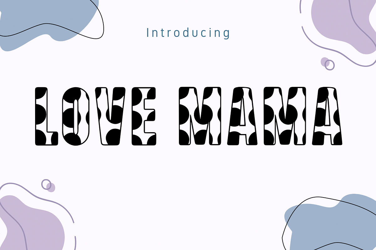 Love Mama Font, a Script Font by Cutie_Kate_Studio (Photo 1 of 10)