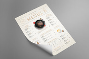 Modern Food Menu, a Flyer Template by monogrph (Thumbnail 2 of 4)