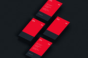 Business cards templates: financial, a Business Card Template by Srg® (Thumbnail 3 of 11)