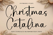 Christmas Catalina, a Handwritten Font by FreshTypeINK (Thumbnail 1 of 7)