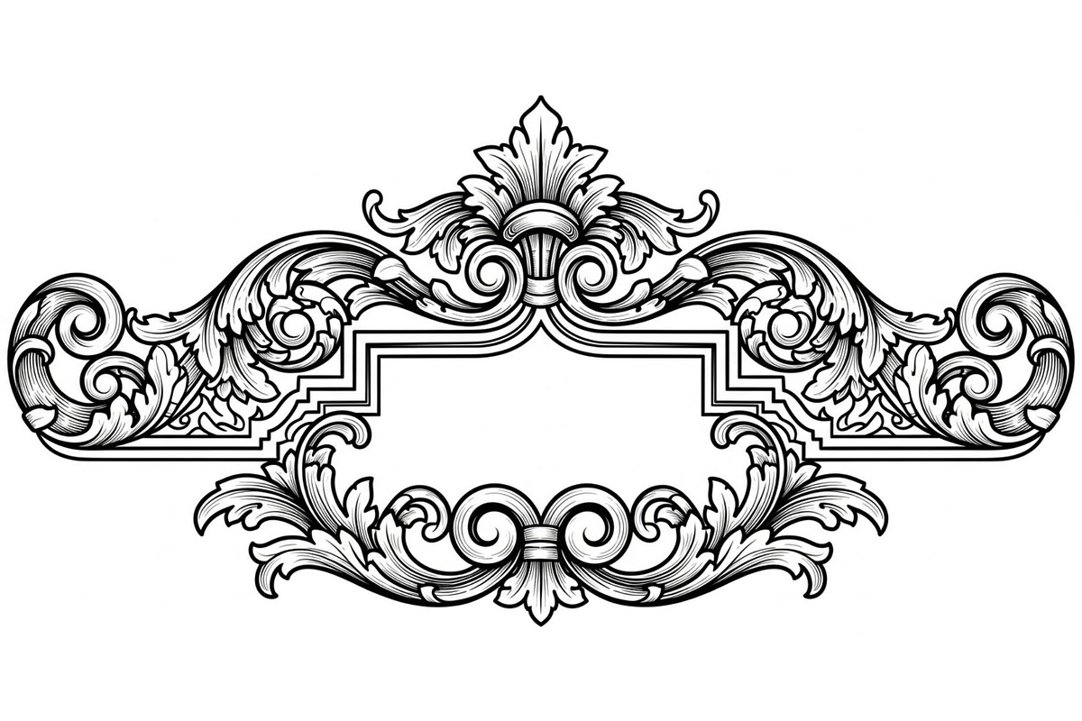 Vintage Rectangle Frame SVG Bundle, an Illustration by Designs_River (Photo 24 of 31)