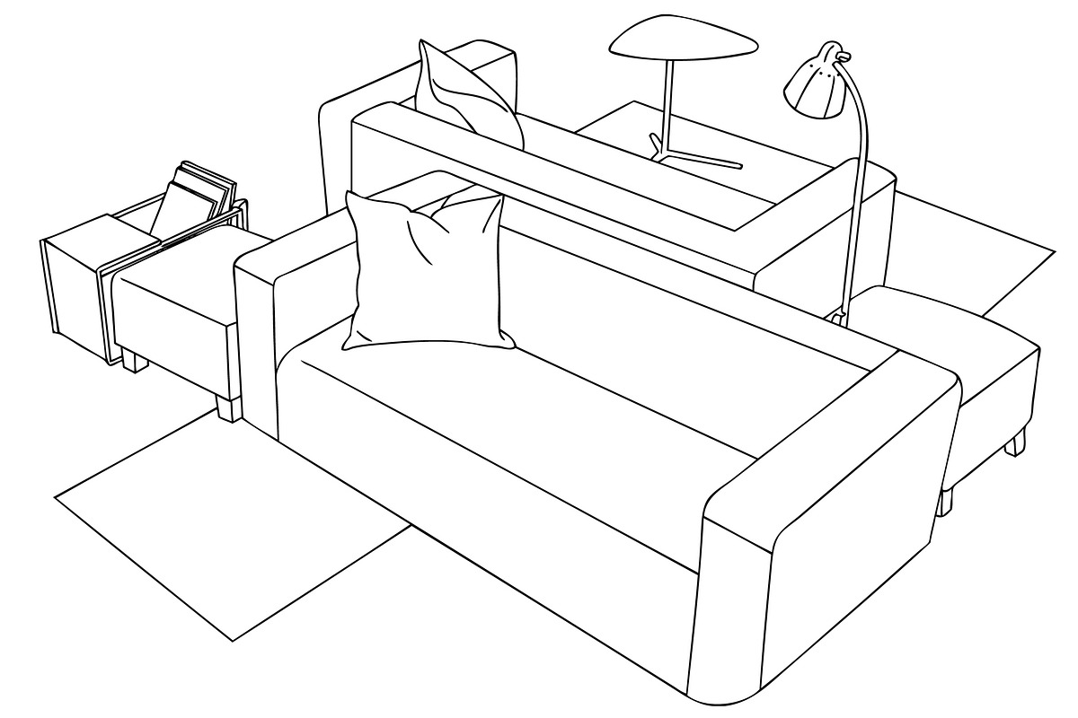 Interior&Architecture Line Art Vol.2, an Illustration by Graphic Cook