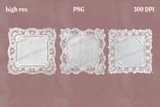 Vintage Fabric Doilies Bundle PNG, an Object Graphic by Marie T (Thumbnail 24 of 24)