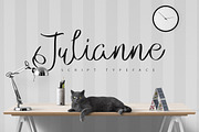 Julianne Script Typeface, a Script Font by MoonfishStudio (Thumbnail 1 of 4)
