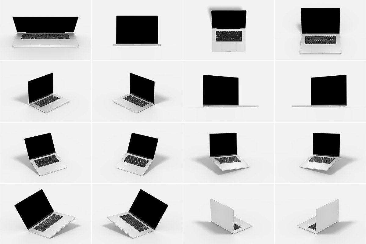 Laptop Macbook Mockup Bundles, a Mac Mockup by Graphic Aesthetic (Photo 3 of 22)