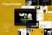 Fontaine Wedding Portfolio Gslide, a Presentation Template by Unich Design Bureau (Thumbnail 1 of 7)