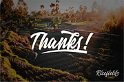 Ricefield Script, a Script Font by Rudhi Sasmito (Thumbnail 8 of 8)