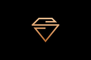 Letter S Diamond Logo