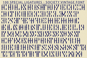 Society Vintage Font